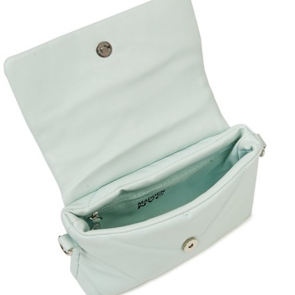 Madden NYC Quilted Mint Green Crossbody - Picture 2 of 4